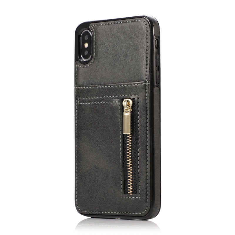 Ốp điện thoại kết hợp ngăn đựng tiền bằng da PU cho Iphone 11 Pro 6/s/p/sp/7/p/8/p/X/Xr/Xs/Max | BigBuy360 - bigbuy360.vn