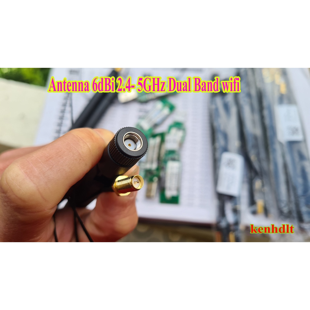 USB thu Wifi 802.11n AC  2 anten dài bắt được sóng 5GHz mạnh tốc độ 1 gigabit siêu mạnh