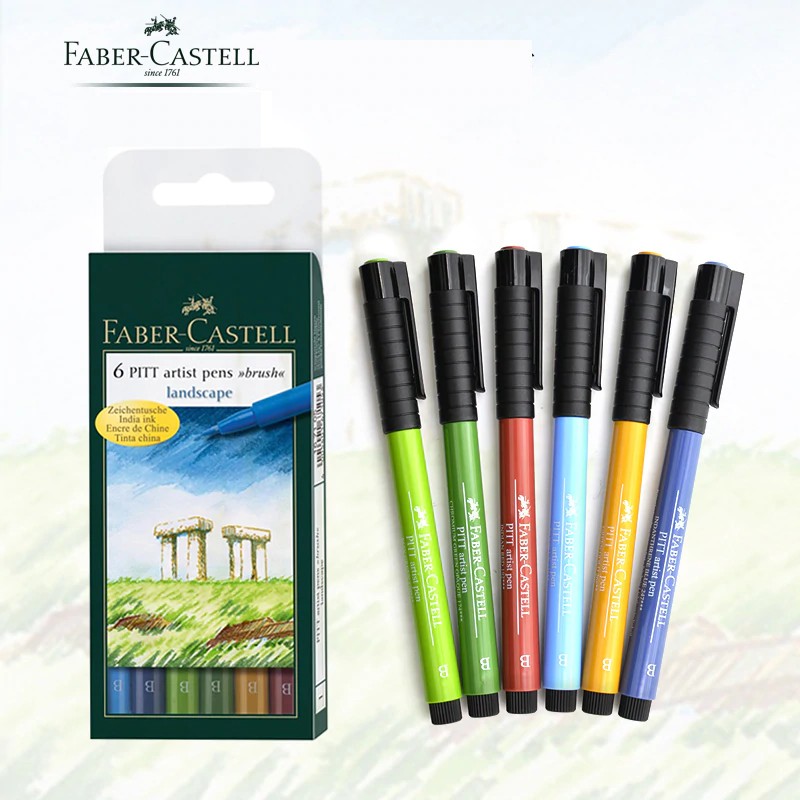 Bút Cọ Hạng Họa Sĩ India Ink Pitt Artist Brush Faber-Castell [yalcado.station]