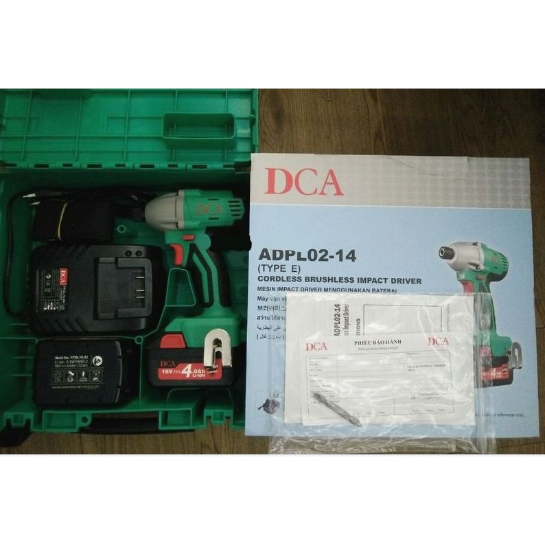 18V Máy siết vít dùng pin DCA ADPL02-14 (không chổi than) [chính hãng]