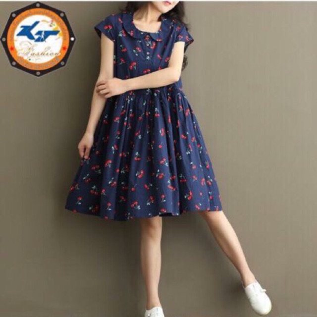 ĐẦM BABYDOLL CHERRY TAY NGẮN