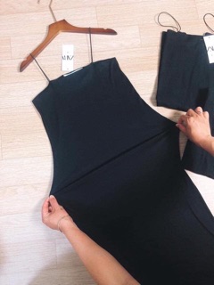 Váy hai dây sợi bún