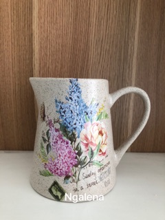 LỌ CẮM HOA DÁNG BÌNH SỮA VINTAGE