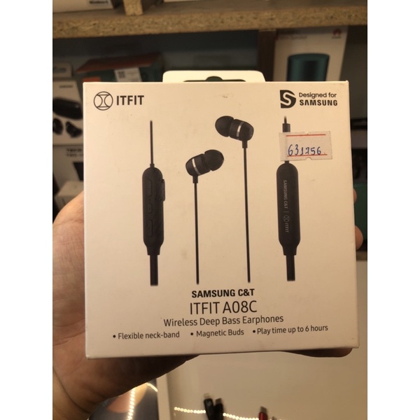 Tai nghe không dây bluetooth Samsung ITFIT A08C - Chống nước IPX3