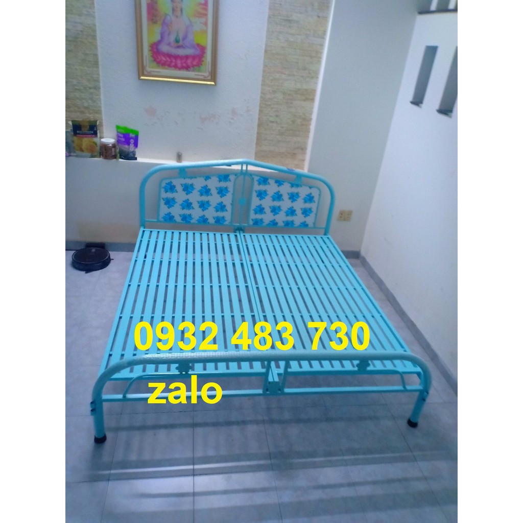 Giường sắt giá rẻ 1m6x2m