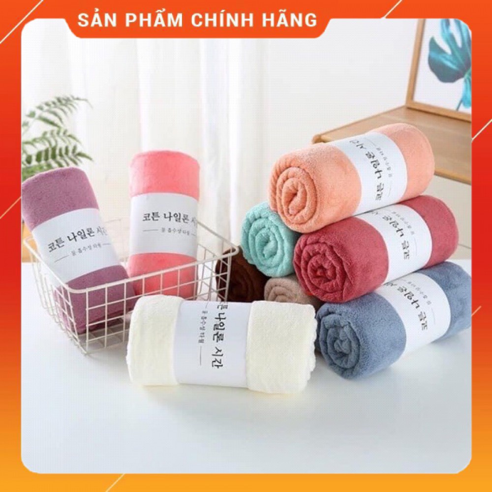 Khăn Tắm Xuất Hàn KT 70X120cm Siêu Thấm , Siêu Mềm, Chất Bông Mềm Mịn