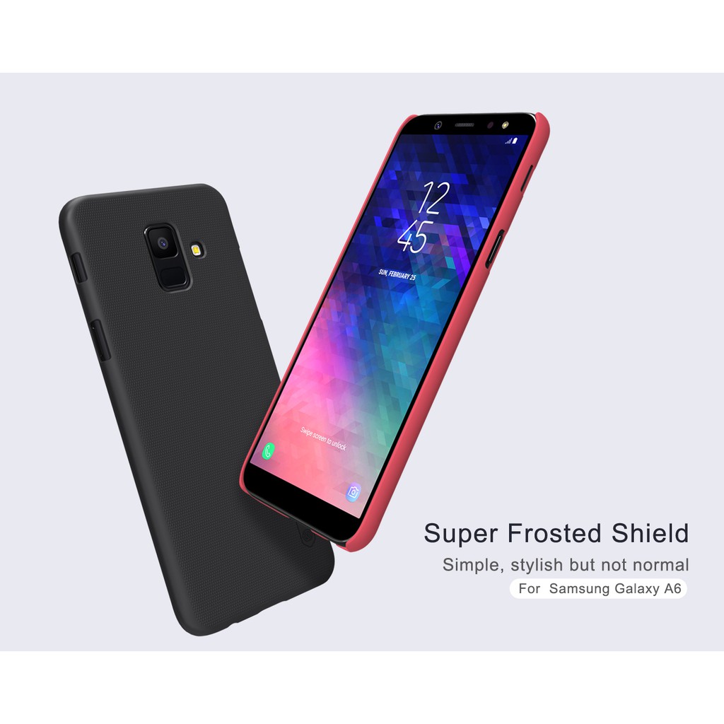 Ốp lưng Samsung Galaxy A6 2018/ A6 plus A6+ 2018/ A8 2018/ A8 Plus A8+ 2018 / A7 2018 - Ốp lưng Nillkin dạng sần