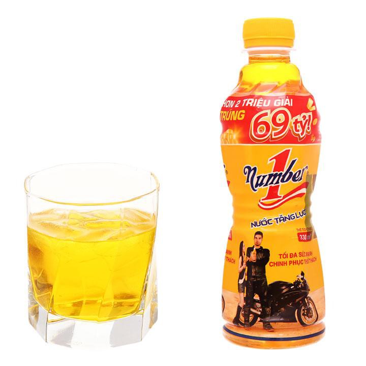 Lốc 6 chai Nước tăng lực Number one 330ml