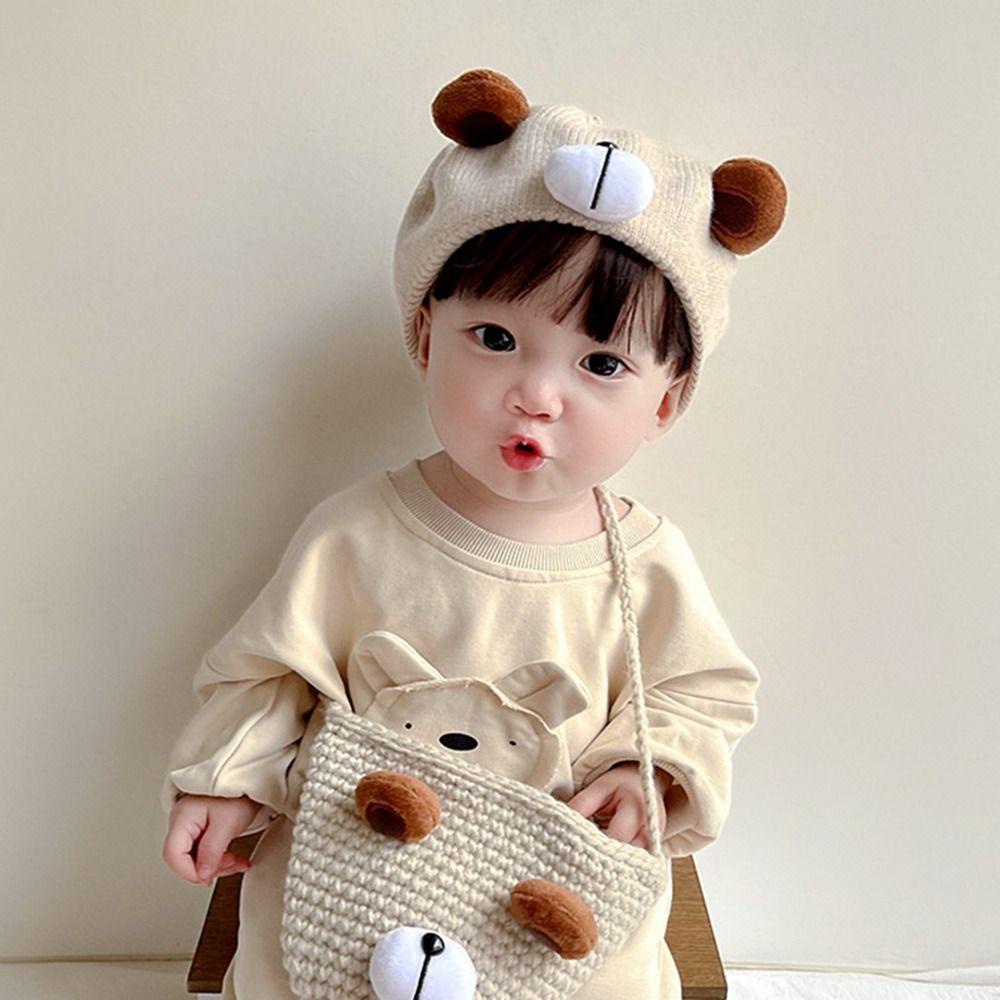Mũ Beret Len Màu Trơn Giữ Ấm Mùa Đông MIHAN1