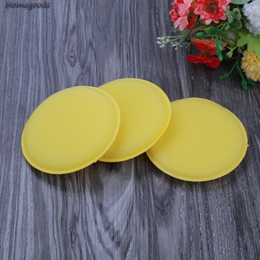 Bộ 24 miếng xốp đánh bóng xe hơi màu vàng