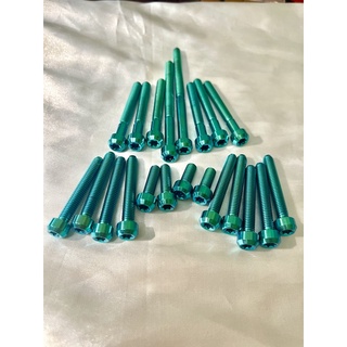 (GR5 XỊN) TRỌN BỘ ỐC TITAN LỐC MÁY(16-27c) CÁC DÒNG XE SONIC/VARIO/RAIDER/SATRIA/WINER/EX/FU/SIRIUS/WAVE..