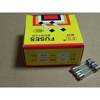 Cầu chì 6a 250v 6x30mm
