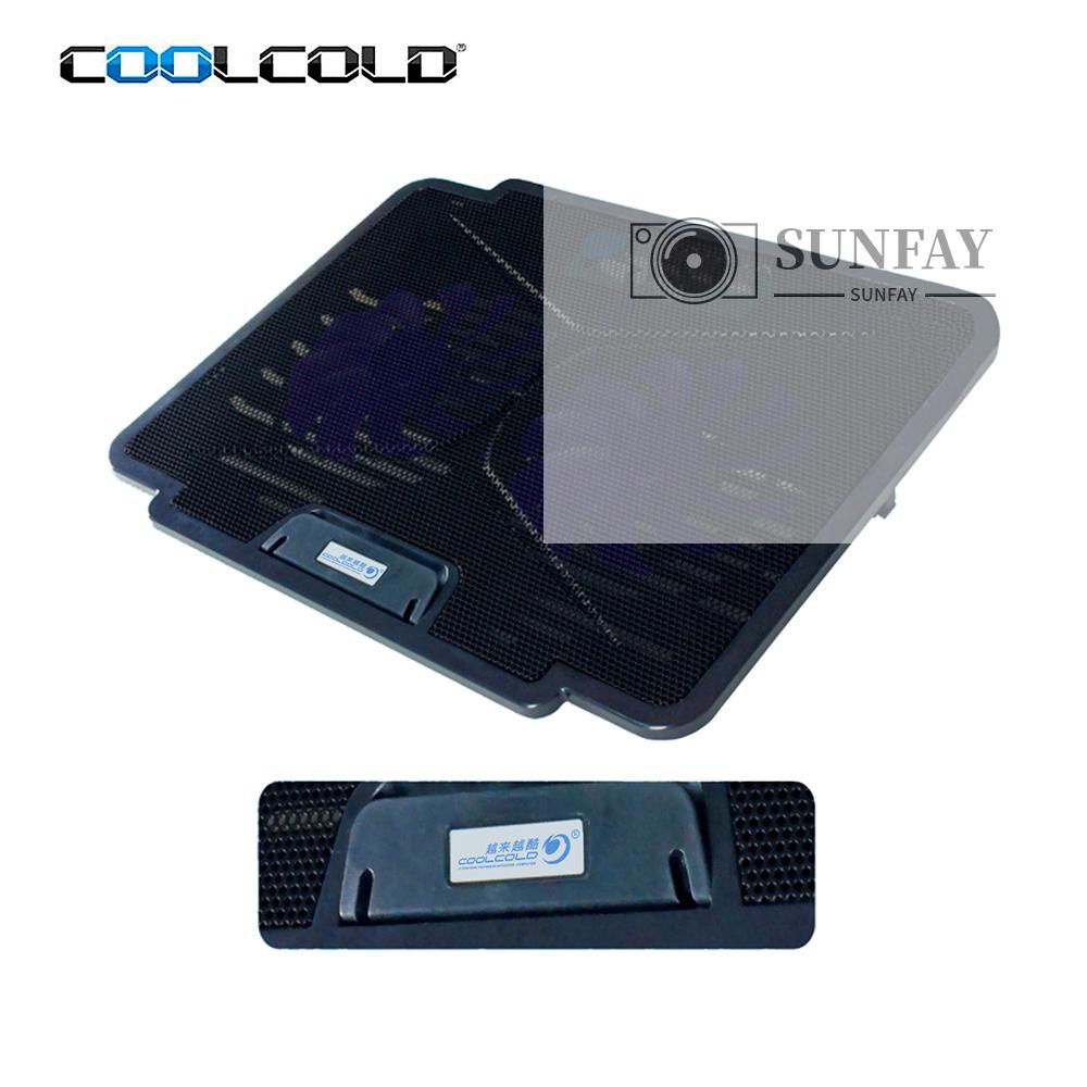 Quạt Tản Nhiệt Laptop Coolcold K24 Siêu Mỏng Cổng Usb 2 Quạt Tản Nhiệt