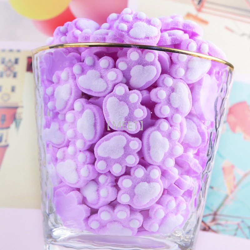 [Met] 1 Gói Kẹo Hình Móng Vuốt Mèo Bằng Nhựa Resin Làm Đồ Trang Sức Thủ Công DIY