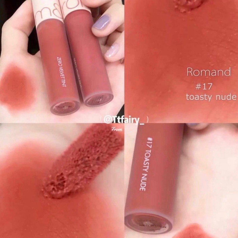 [ĐỦ BILL] Son Romand Zero Velvet Tint | BigBuy360 - bigbuy360.vn