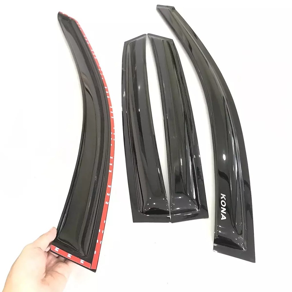 Vè Che Mưa Cao Cấp Dành Cho Xe Hyundai Kona 2021-2022 - Màu Đen