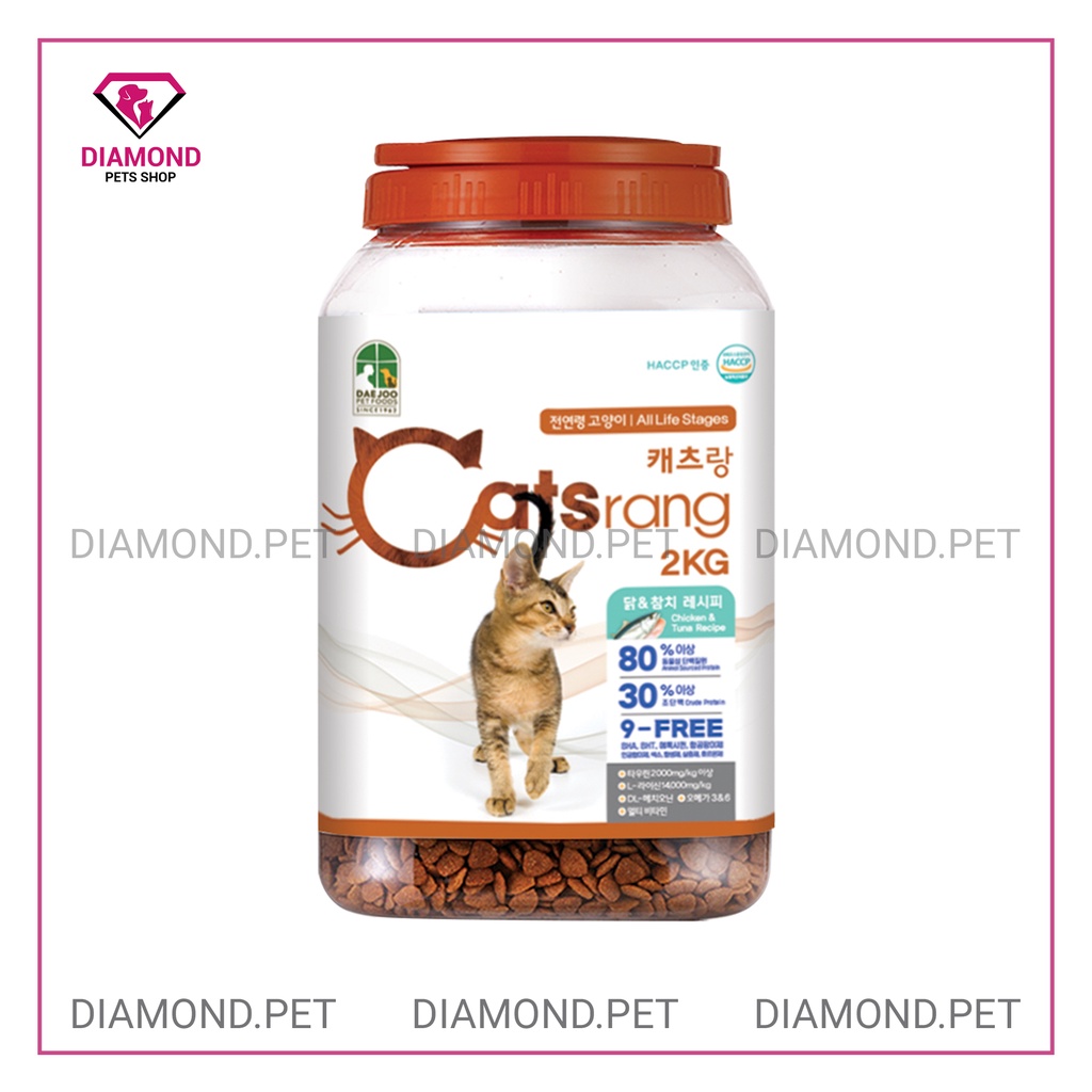 Thức ăn cho mèo hộp Catsrang 2kg tặng ngay gói catsrang nhỏ - Số lượng có hạn