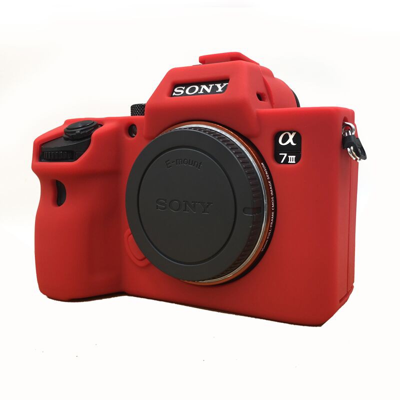 Bao Silicone Máy Ảnh Sony A7iii, A7m3, A7r3 - Loại xịn siêu khít, không cấn nút