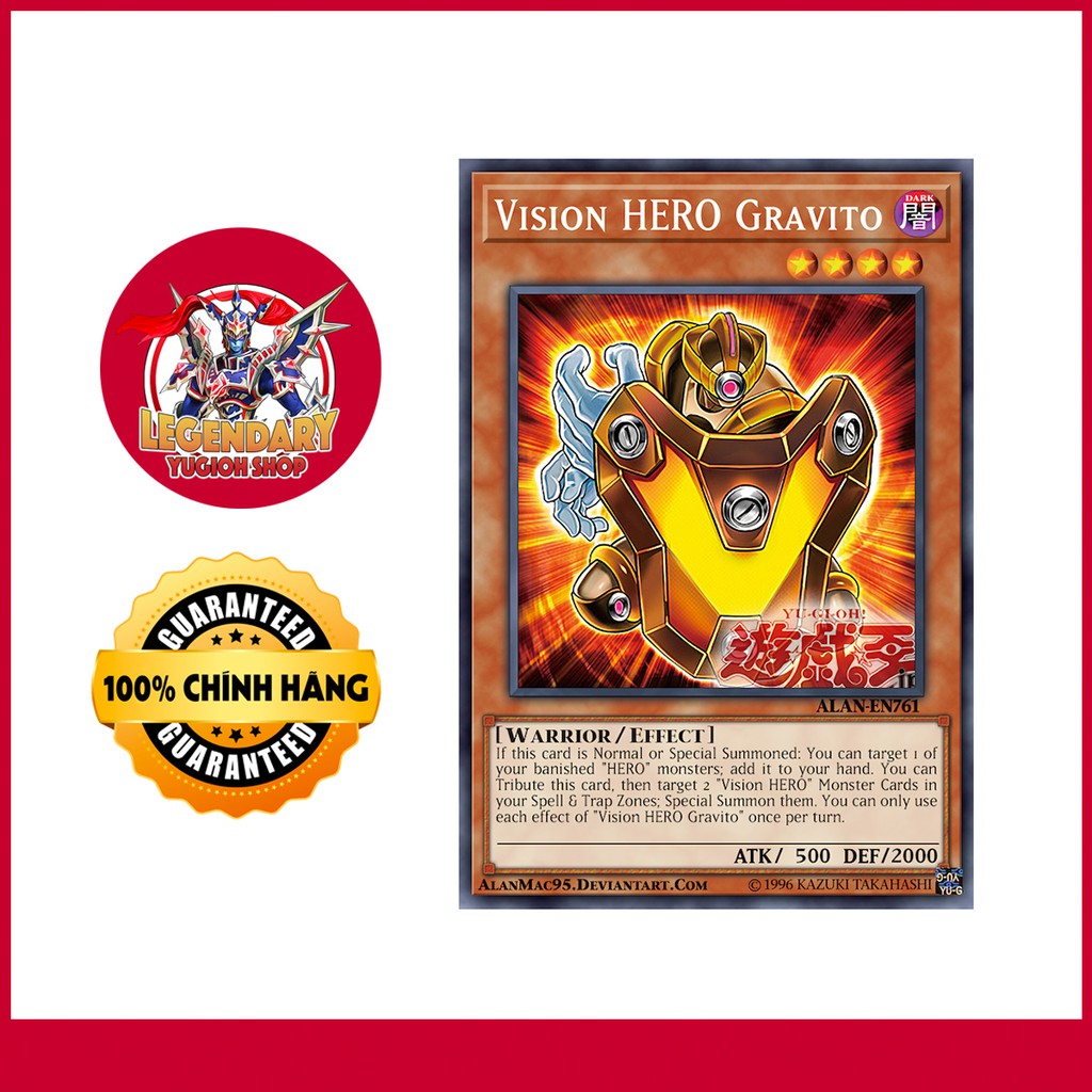 [Thẻ Bài Yugioh Chính Hãng] Vision Hero Gravito