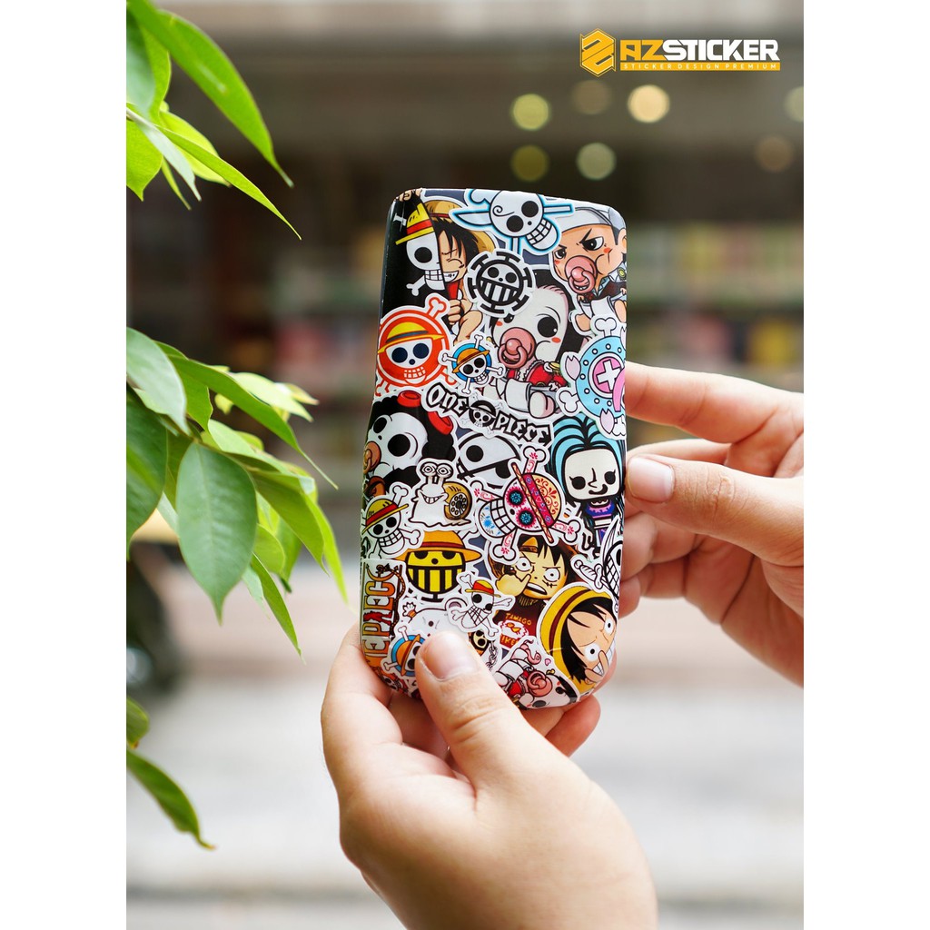 [Set 100+] Sticker One Pice - Đảo Hải Tặc | Sticker anime dán nón bảo hiểm Chống Nước, Chống Bay Màu