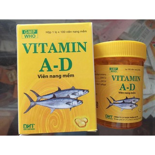 Vitamin A-D (lọ 100 viên)