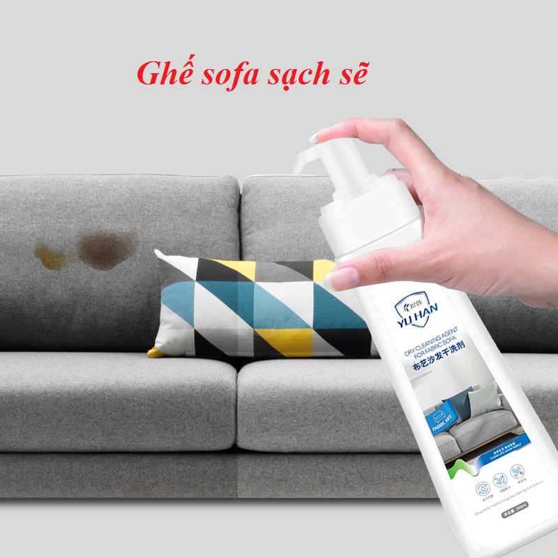 Dung Dịch Vệ Sinh Ghế Sofa - Bình Xịt Vệ Sinh Nội Thất - Làm Sạch Vết Bẩn Ghế Sofa, Rèm Cửa, Thảm, Ghế Oto -CLEAR B-SHOP