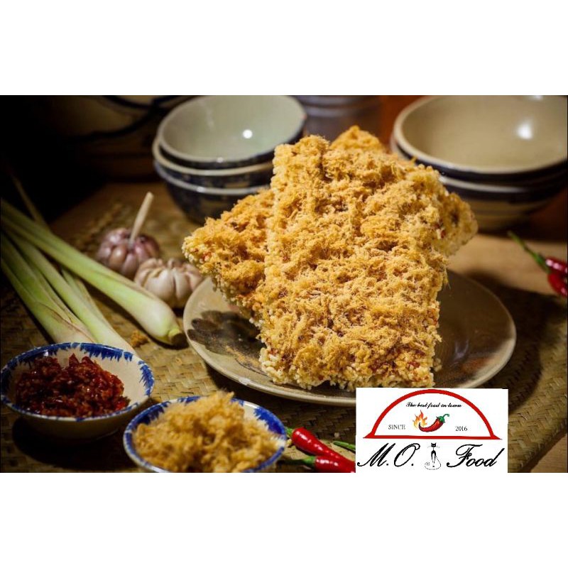 500g Combo 2 túi cơm cháy siêu chà bông siêu to khổng lồ