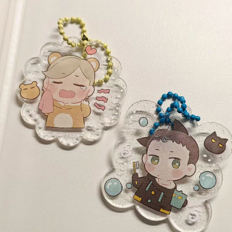 Móc khóa mica handmade