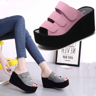 Giày sandal nữ đế xuồng cao