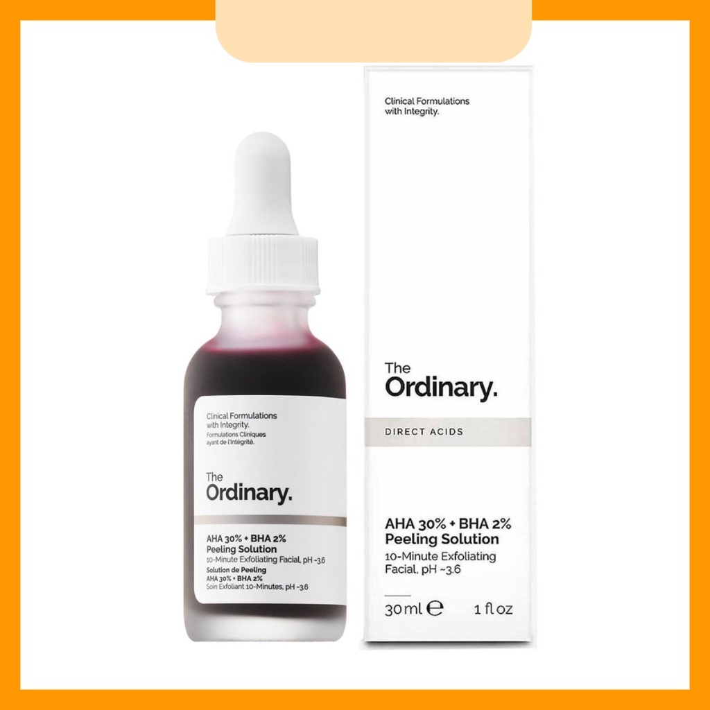 Tẩy Tế Bào Chết Mặt The Ordinary AHA 30% + BHA 2% Peeling Solution 30ml ๖ۣۜᗩ