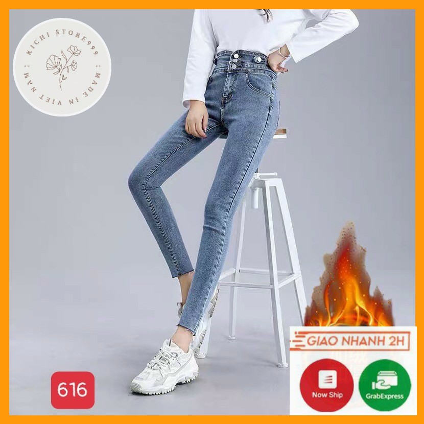 Quần jeans mẫu mới tuyệt đẹp đã về với Kichistore, Quần bò nữ dành cho các bạn từ 40-60kg M616