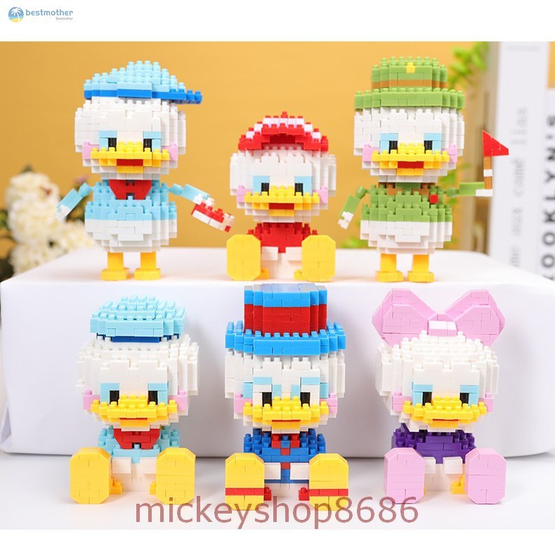 (CÓ SẴN) Đồ chơi Xếp Hình lego nano Mô Hình 3D Baby Donal Duck Vịt con Lego Minifigure Nanoblock