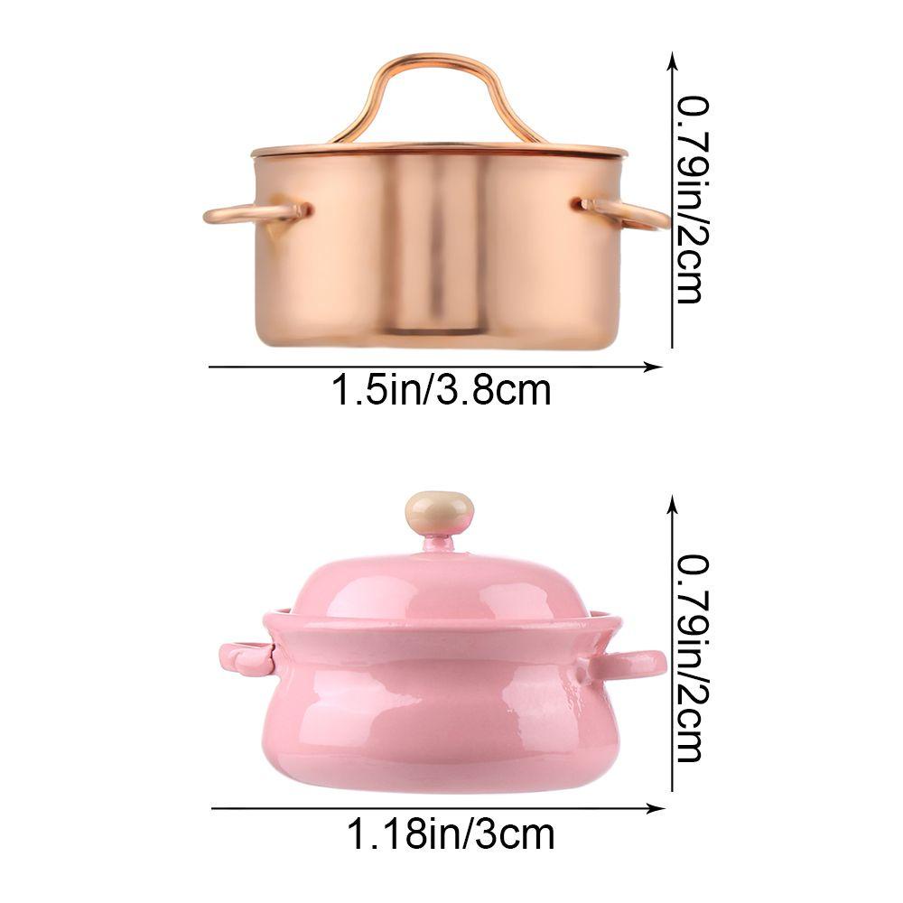 Nồi Nấu Súp Giả Mini Màu Kẹo Kèm Vỏ Bọc Nồi Tiện Dụng