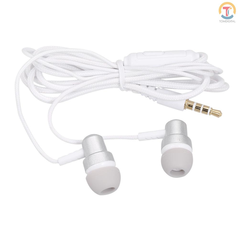 K2 3.5mm Wired Headphones In-Ear Headset Stereo Music Earphone Smart Phone Earpiece Earbuds In-line Control w/ Microphone