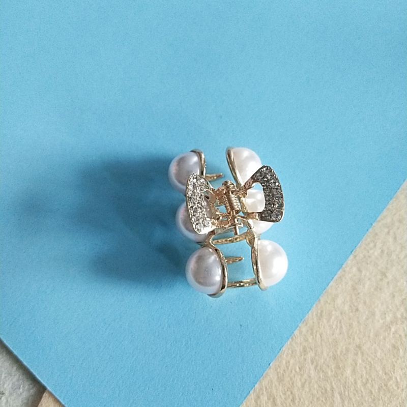 cào tóc kiểu hàn quốc, kẹp tóc nữ, cặp tóc càng cua gắn hạt