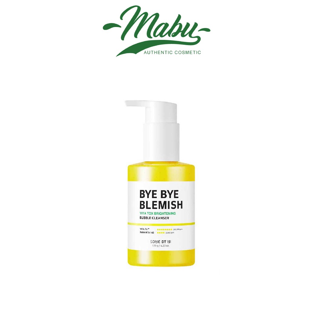 Gel Rửa Mặt Sủi Bọt Làm Sạch Sâu & Dưỡng Trắng Da Some By Mi Bye Bye Blemish Vita Tox Brightening Bubble Cleanser