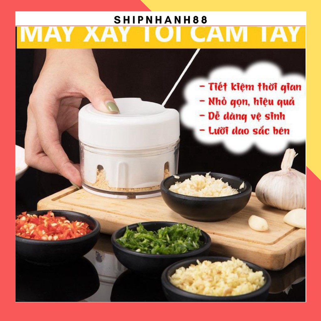 [FreeShip❤]  Máy xay tỏi ớt mini cầm tay đa năng 88172 SHIPNHANH88