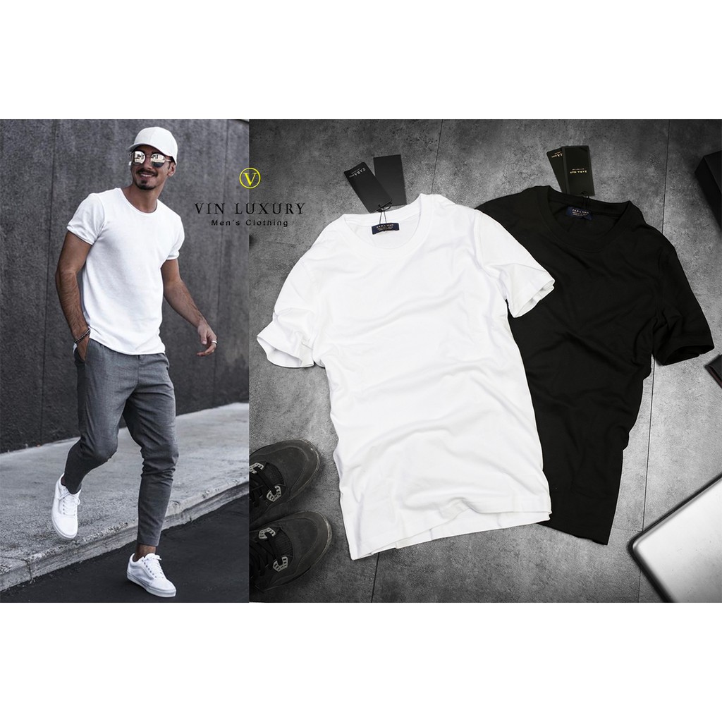 Áo T-Shirt Vải Cotton 4 Chiều V106 - Vin Luxury