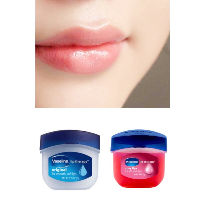 COMBO 2 HỘP TRẮNG VÀ HỒNG Son dưỡng môi Vaseline Lip Therapy 7G