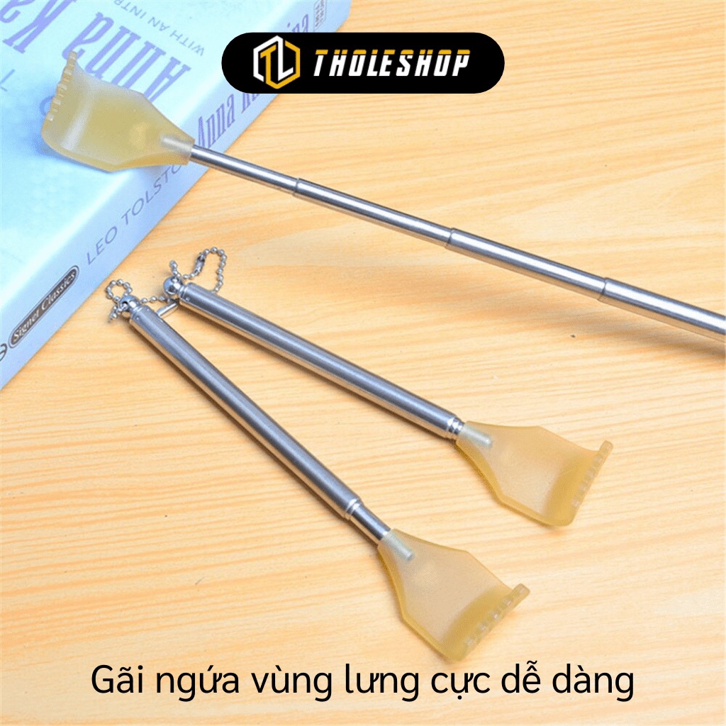 [SGD] Cây Gãi Lưng - Dụng Cụ Gãi Ngứa Inox Kéo Dài Và Rút Gọn Hình Bàn Tay Tiện Dụng 8426