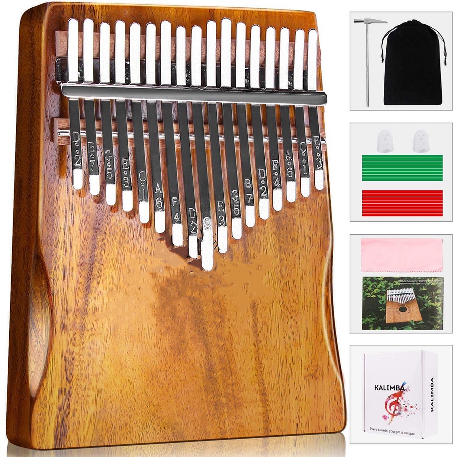 Đàn kalimba 17 phím cho bạn mới tập chơi TONIC-001