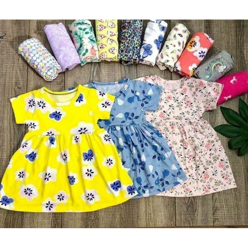 VÁY CỘC TAY COTTON BÉ GÁI