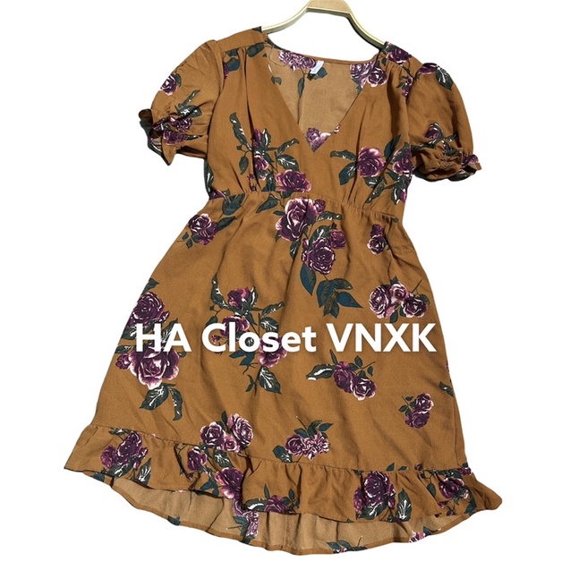Đầm Voan Hoa Xuất Dư Xinh