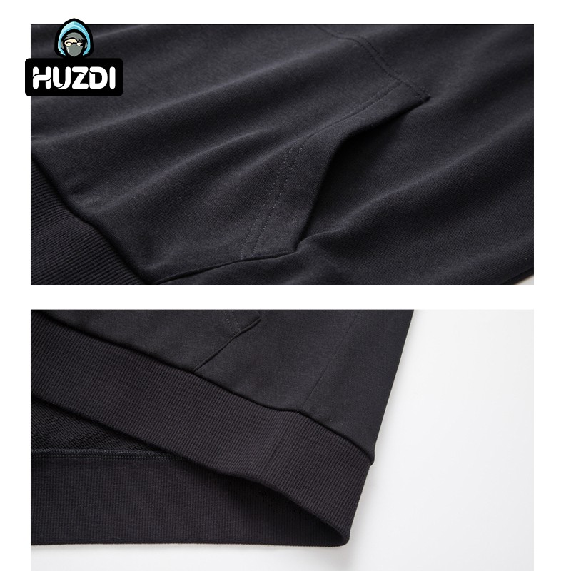 Áo Hoodie Nam Nữ Unisex HUZDI - Phong Cách Hàn Quốc Cá Tính, Chất Nỉ Cào Bông Dày Ấm - Mã HOD022 | BigBuy360 - bigbuy360.vn