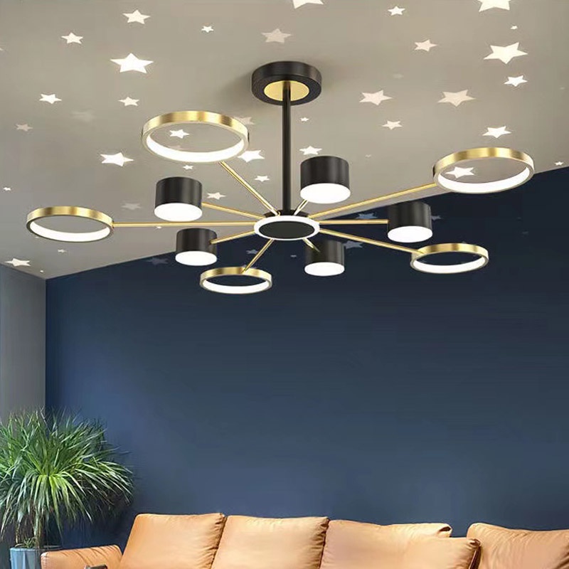 IKEE BàN ĂN BắC ÂU Đèn Ốp Trần Led ĐèN Treo Trần Đèn Chùm Phòng Ngủ Hiện Đại Phòng Khách GiảN ĐèN Thả Trang Trí