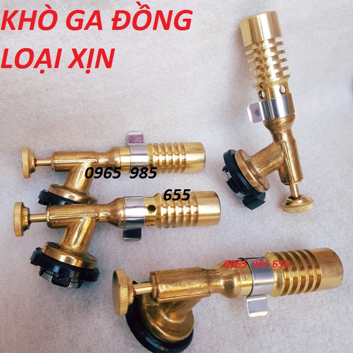 Đèn Khò Ga Mini Cầm Tay Đồng Thau Nguyên Chất 100%