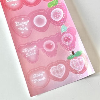 STICKER KHUNG ẢNH FRUITY FRAME HOA QUẢ 🍒🍓