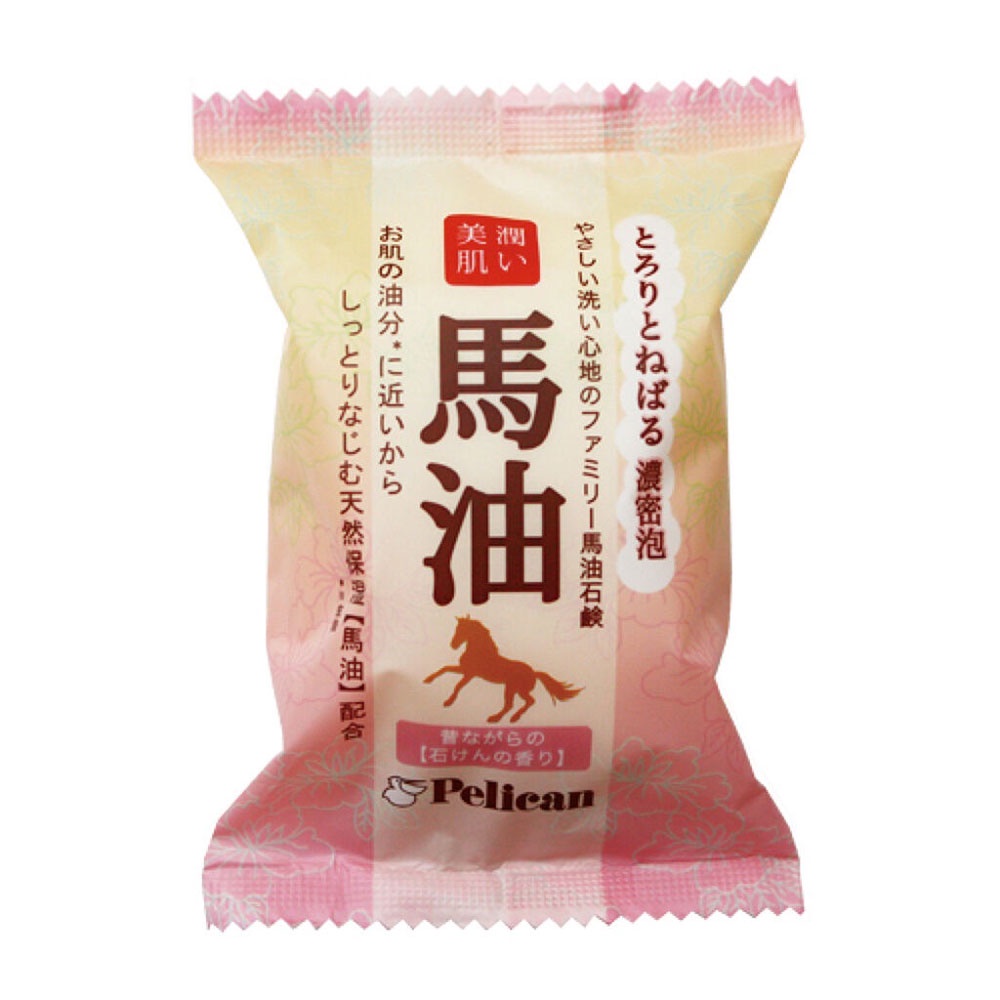 Xà Phòng Rửa Mặt Pelican Chiết Xuất Từ Dầu Ngựa 100g NHẬT BẢN