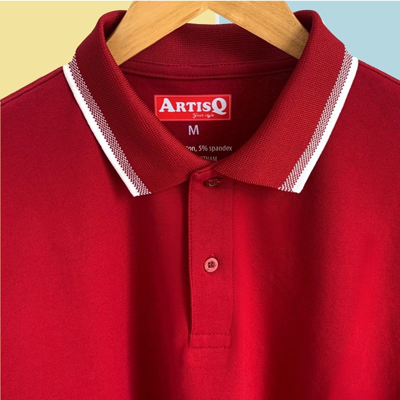 Áo cổ trụ cotton 100% ArtisQ dòng doanh nhân