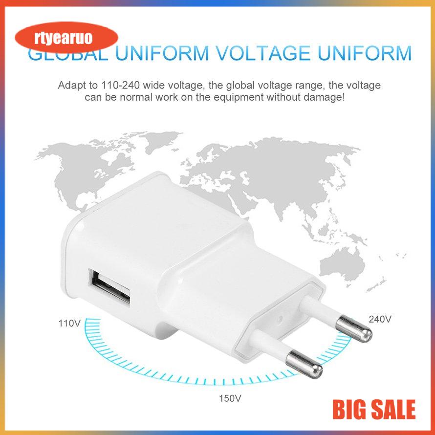 5V 2A Fast Charging Universal Single USB Charger 7100 Travel Charger Adapter Portable EU Plug For Samsung